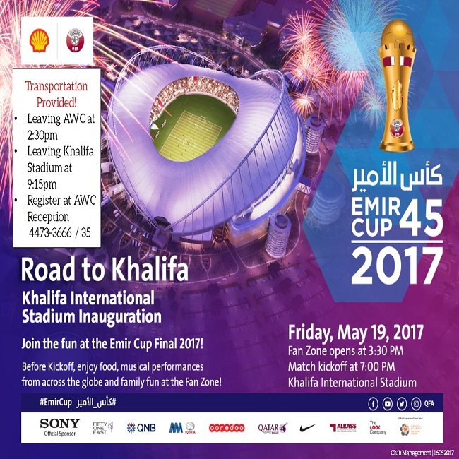 Road to Khalifa Khalifa International Stadium Inauguration